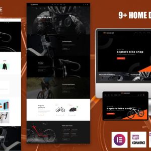 BikeShop – Sport Bicycle & Motorbike Shop Elementor WordPress Theme
