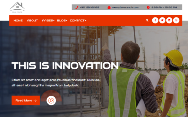 Bikor - Construction and Architecture WordPress theme - Image 1