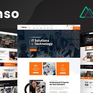Binso - Digital Agency Vue Nuxt Template