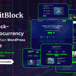 BitBlock – Cryptocurrency & Blockchain WordPress Theme