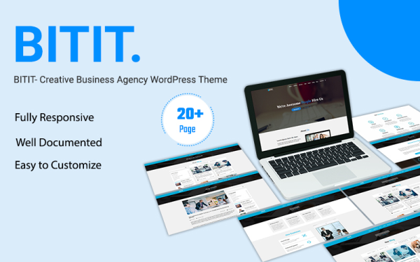 BITIT- Creative Business Agency Elementor WordPress Theme - Image 1