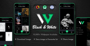 Black and white wallpaper with admin panel google admob codermarket.png