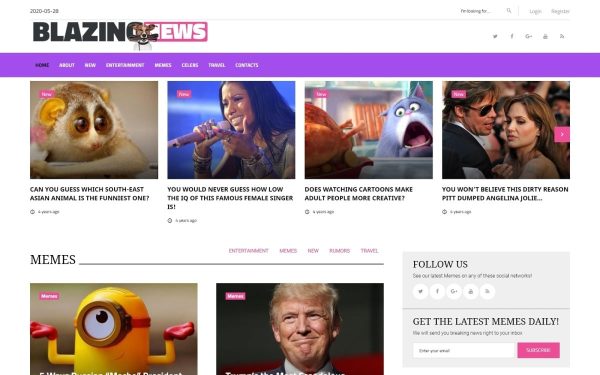 BlazingNews - News Magazine Responsive WordPress Theme - Image 1