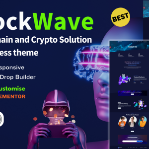 Blcokwave Crypto solution wordpress theme