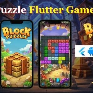 Block Puzzle Flutter Mobile Game App With HTML5 Code