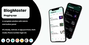 Blog master flutter app ios android admin panel author panel .png