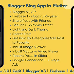 Blogger App For Flutter