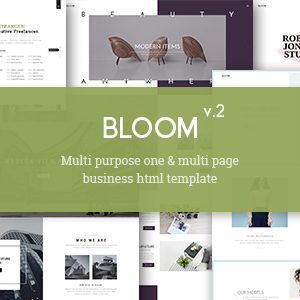 Bloom - One &Multi Page Business HTML Template