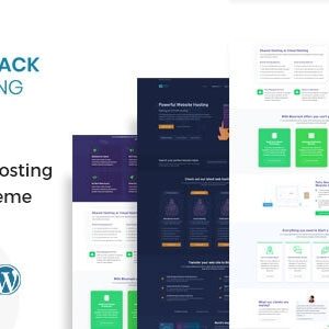 Bluerack - Modern Hosting WordPress Theme