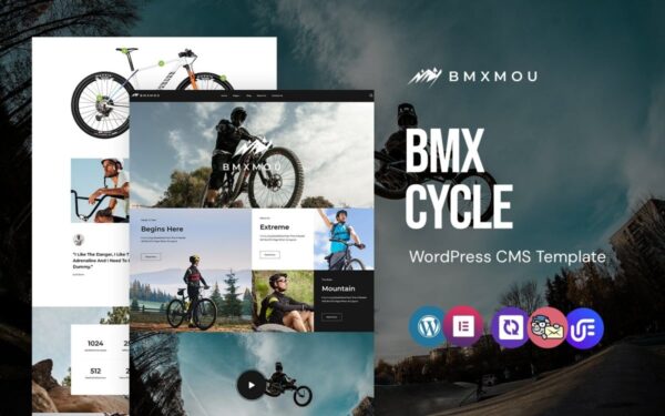 bmxmou - BMX And Bicycle Shop WordPress Elementor Theme - Image 1