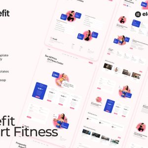 Bnefit - Gym & Fitness Center Elementor Template Kit