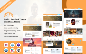 Bodhi buddhist temple wordpress theme.png