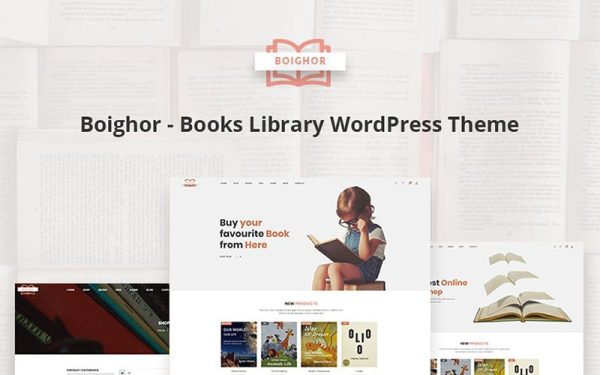 Boighor - Books Library WooCommerce Theme - Image 1