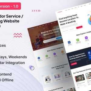 Bookapp - Multivendor Service / Appointment Booking Laravel Website (Subscription Based)