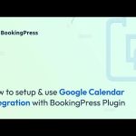 BookingPress Google Calendar Integrations
