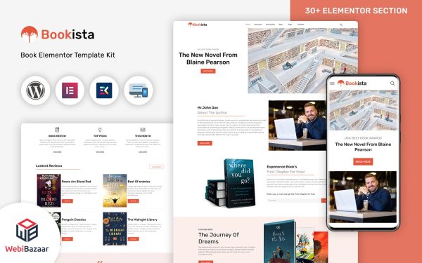 Bookista - Writer & Publishing Company WordPress Theme - Image 1