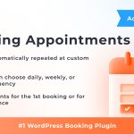 Bookly Recurring Appointments