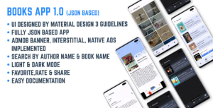 Books json based android app codermarket.png