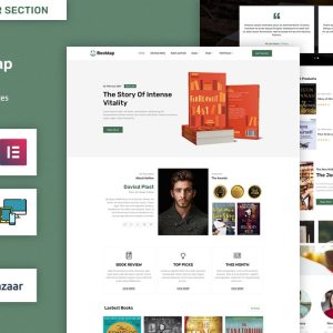 Booktap - Publishing House & Book Store WordPress theme