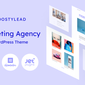 Boostylead - Marketing Agency Website Template with a Neat Design and WordPress Elementor Theme