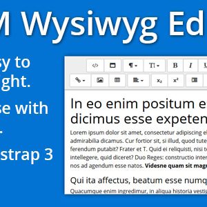 Bootstrap 4 WYSIWYG Editor