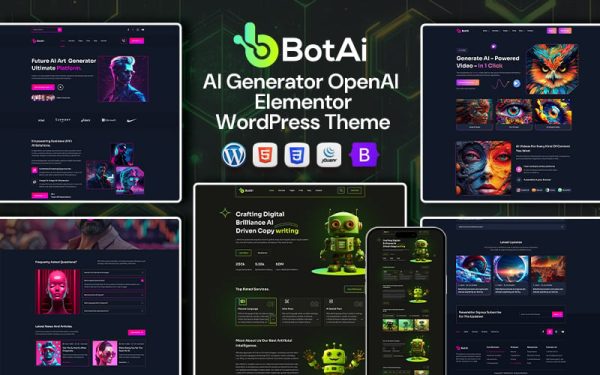 BotAi - AI Agency & Technology WordPress Theme - Image 1