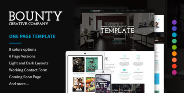 Bounty - Modern Responsive HTML Template - Image 1