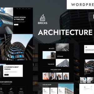 Bricks - Modern Architecture & Construction WordPress Elementor Theme