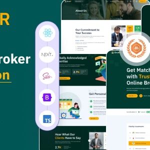 BrokR - React Next JS Affiliate Broker Comparison Template
