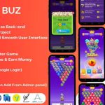 Bubb Buz Bubble Shooter Game - Rewards Earning Android Studio Project