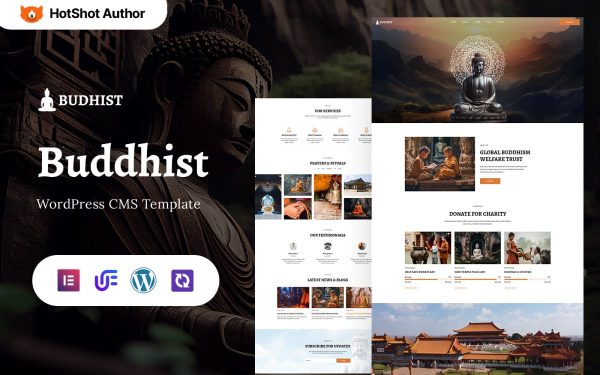 Budhist - Buddhist WordPress Elementor Theme - Image 1