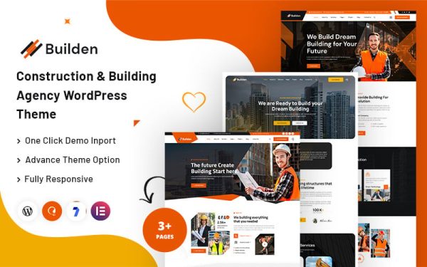Builden - Building & Multipurpose WordPress Theme - Image 1