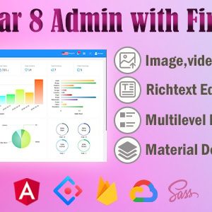 Bule| Angular 8 Admin Backend /with Firebase/Material Design