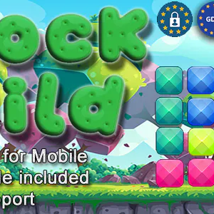 Bundle 5 Android Games: Domino Party, Parcheesi Ludo, Zumbla Deluxe, Block Puzzle Wild, Tetris Block Puzzle (Admob + GDPR + Android Studio) -...