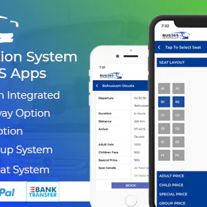Bus365 Apps - Bus Reservation System Android and IOS Apps