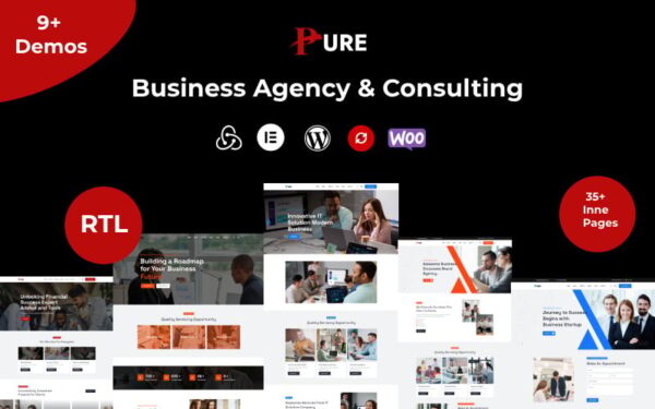 Business Agency & Consulting Wordpress Theme - Image 1