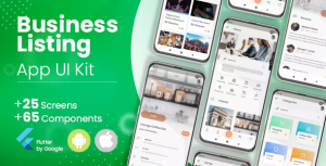 Business directory listing flutter app ui kit codermarket.png