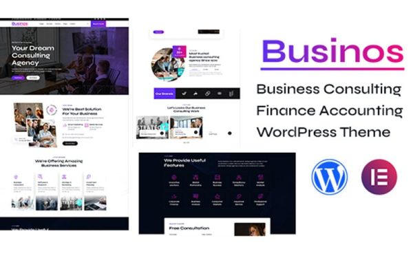 Businos - Business Consulting Finance Accounting WordPress Theme - Image 1