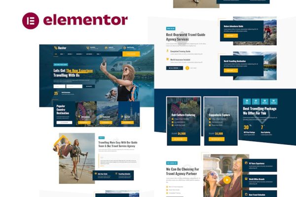 Buster - Tour Guide & Travel Agency Elementor Pro Template Kit - Image 1