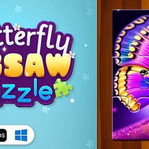 Butterfly Jigsaw Puzzle [ Construct 3 , HTML5 ]