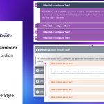 BWD accordion for elementor