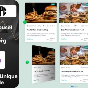 BWD Post Carousel Block For Gutenberg