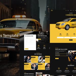 Cab Ride - Taxi Service And City Transport WordPress Elementor Theme
