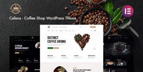 Cafena – Coffee Shop WordPress Theme - Image 1
