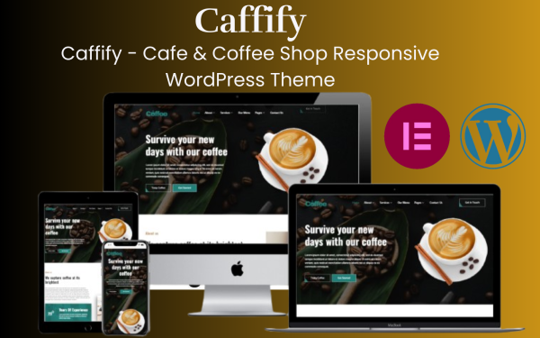 Caffify - Cafe & Coffee Shop Responsive WordPress Theme - Image 1