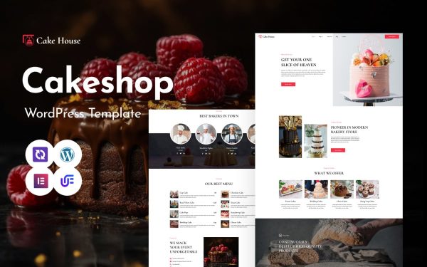Cake House - Cakery WordPress Elementor Theme - Image 1