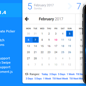 Caleran - Date Range Picker