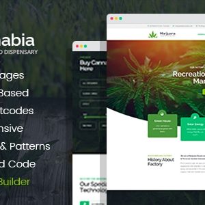 Canabia - Medical Marijuana Dispensary HTML Template