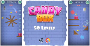Candy box physics based puzzle mobile android game unity game admob .png
