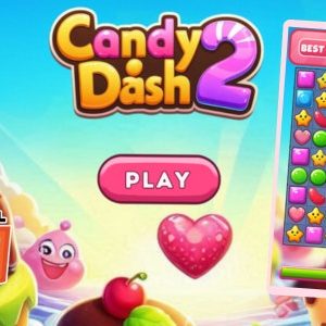 Candy Dash 2 - HTML5 Game